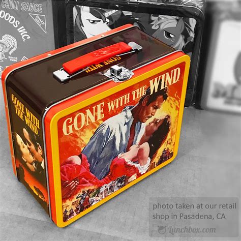 gone with the wind metal lunch box|Gone With The Wind Large Tin Lunch Box Tote 2003 Original .